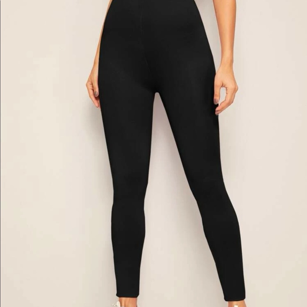 High waist leggings  Black - Picture 2 of 3